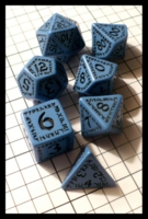 Dice : Dice - Dice Sets - Q Workshop Runic Blue and Black - Ebay Apr 2012